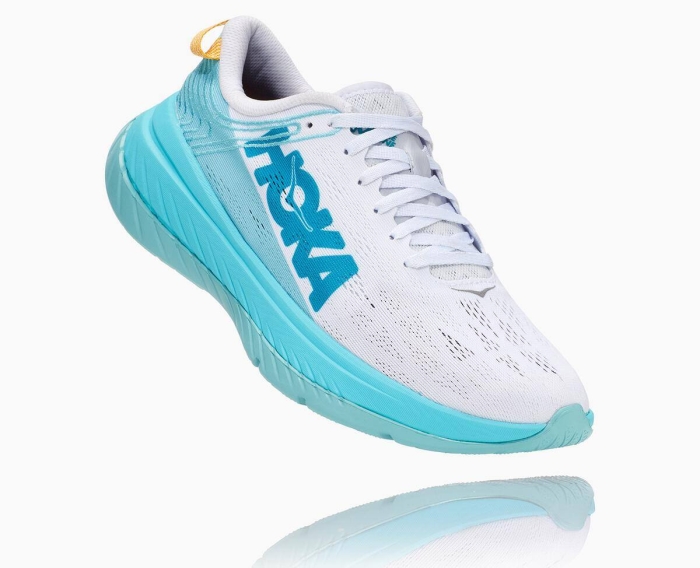 Hoka Løpesko Asfalt Nettbutikk - HOKA ONE ONE Carbon X Dame Hvite / [NO-86RGXP]